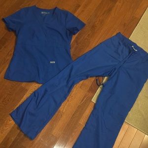 Greys Anatomy Royal Blue Scrub art